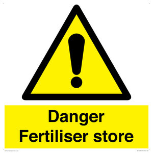 Danger Fertiliser store